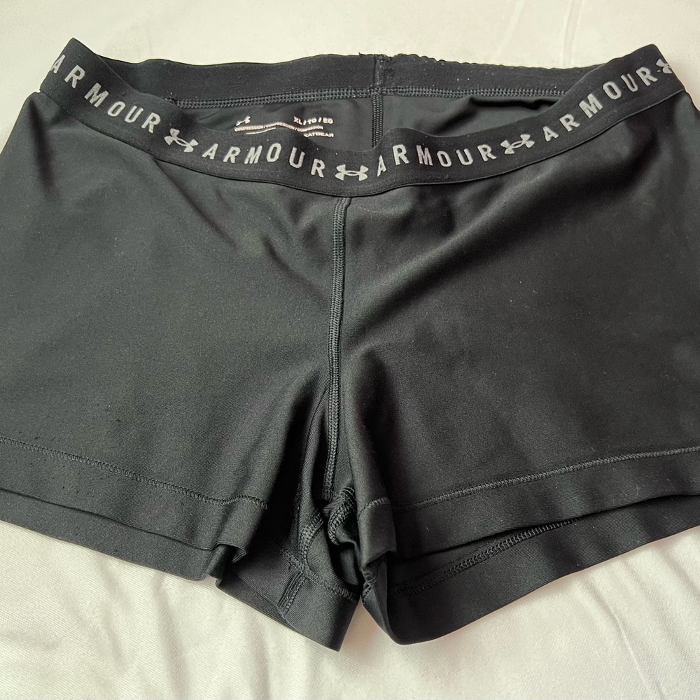 Xl Under Armour HeatGear Armour Shorts Women's Compression Shortys Black Active